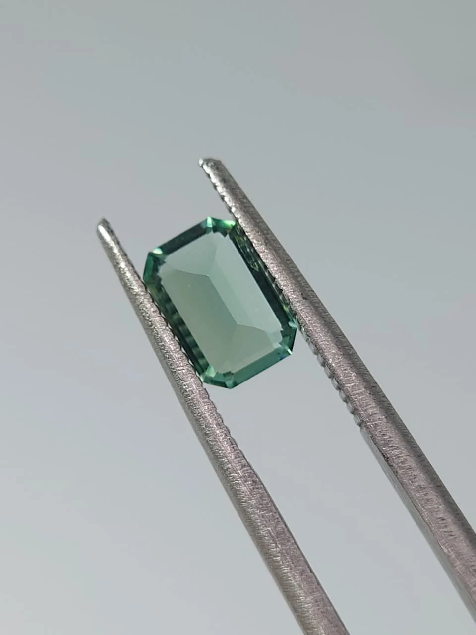 0.86ct Lagoon Blue Tourmaline Cushion Cut Gemstone from Afghanistan — view 2